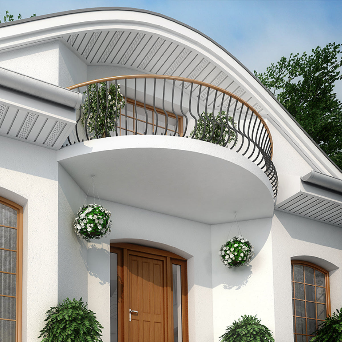 VILO Soffit SV-08 White 118 1/8" (9’8”) - 10 Pcs