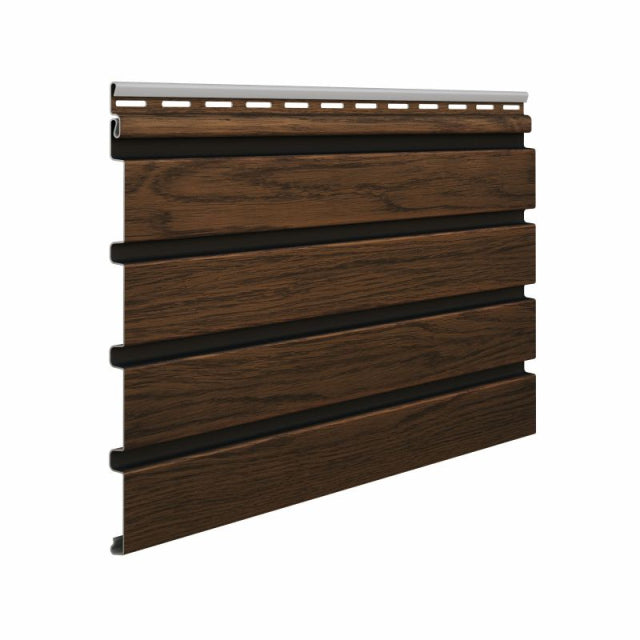 VILO Vinyl Siding Fronto  SVP-06 V-B Walnut 116 1/8“(9'7“) - 4 Pcs - Doors and Beyond