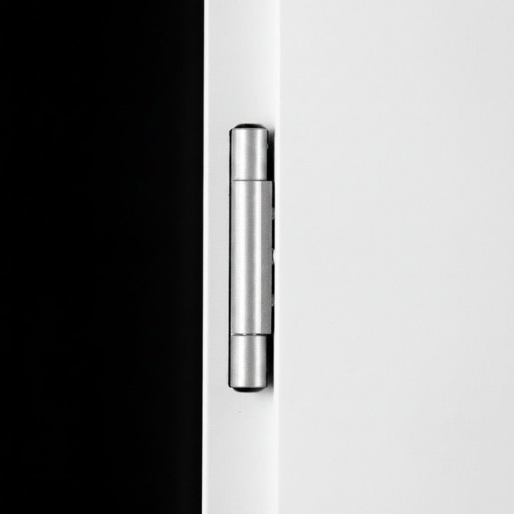 Nova Inox S1 Modern Exterior Single Door 36x80 - White - Doors and Beyond
