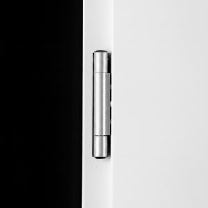 Nova Inox S1 Modern Exterior Single Door 36x80 - White - Doors and Beyond