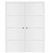 Nova Glam Pro 009 Soft White Laminated Modern Double Pocket Door - Doors and Beyond