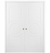 Nova Ovalo Soft White Laminated Modern Double Pocket Door - Doors and Beyond