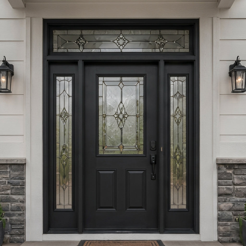 Decorative Glass Front Doors