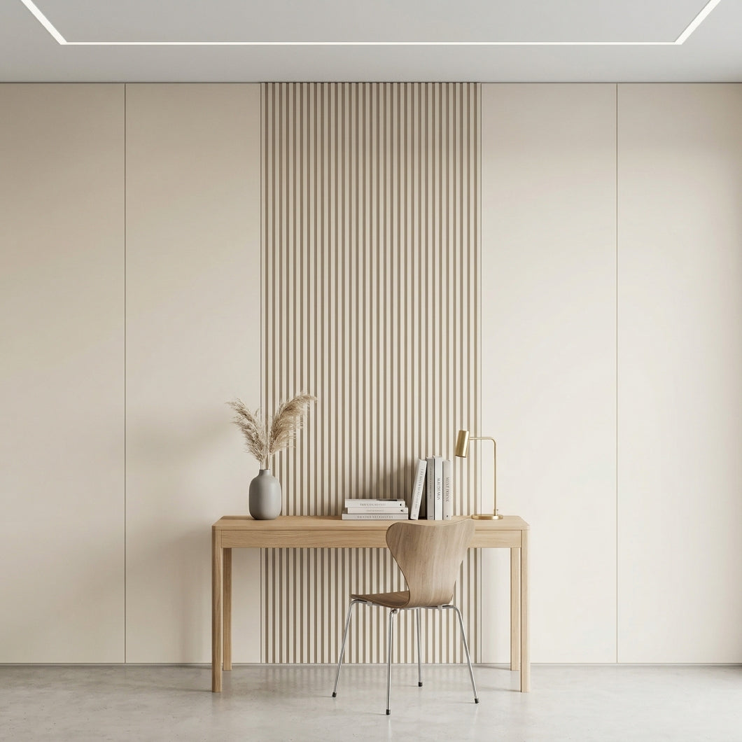 VILO MPC Decorative Wall Panel Satin Cream 104 5/16" x 23 5/8" - Doors and Beyond