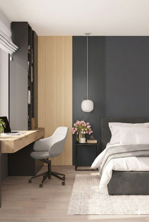 VOX MPC Decorative Wall Panel Deep Grey 104 5/16" x 23 5/8" - Doors and Beyond