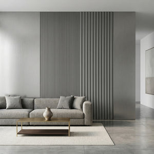 VILO MPC Decorative Wall Panel Brushed Steel 104 5/16" x 23 5/8" - Doors and Beyond