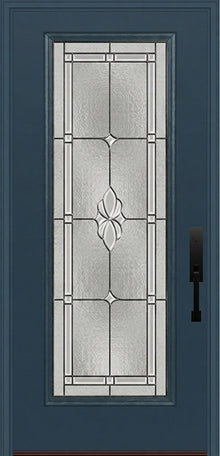 ProVia Legacy Single Entry Door 460 Style Somerset Decorative Glass with Zinc Caming and Low-E - Doors and Beyond