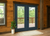 ProVia Legacy Steel 20GA Heavy Duty Patio Double Door Downsized 72x80 Deep Waters/Deep Waters Double Pane Low-E W Argon Gas - Doors and Beyond