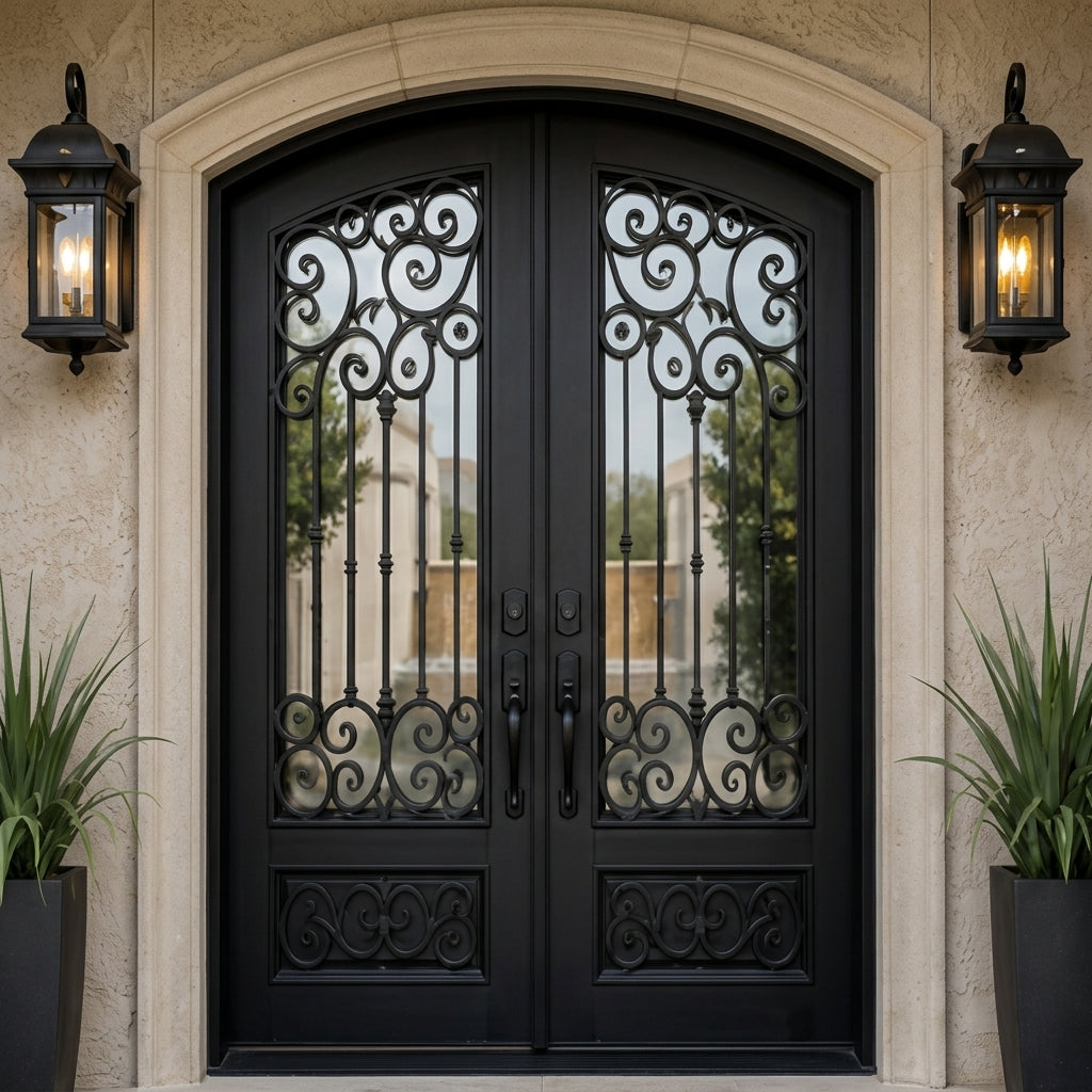 Wrought Front Iron Doors
