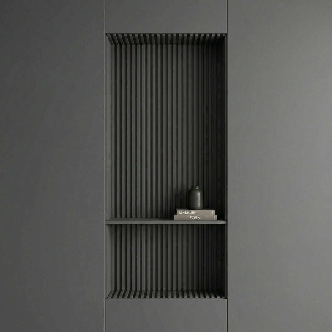 VILO MPC Decorative Wall Panel Deep Grey 104 5/16" x 23 5/8" - Doors and Beyond