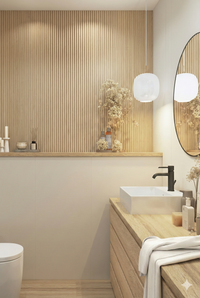 VOX MPC Slat Panel S Satin Cream 104 5/16" x 5 13/16" - Doors and Beyond