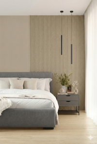 VOX MPC Slat Panel M Linen Fabric 104 5/16" x 6 5/16" - Doors and Beyond