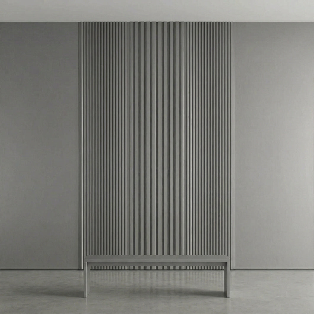 VILO MPC Decorative Wall Panel Brushed Steel 104 5/16" x 23 5/8" - Doors and Beyond