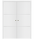 Nova Glam Pro 006 Soft White Laminated Modern Double Pocket Door - Doors and Beyond
