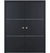 Nova Glam Pro 006 Soft Black Laminated Modern Double Pocket Door - Doors and Beyond