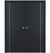 Nova Glam Pro 005 Soft Black Laminated Modern Double Pocket Door - Doors and Beyond