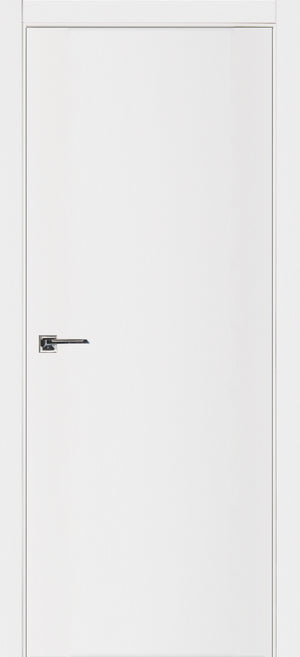 Nova Glam Pro 001 Soft White Laminated Modern Door Slab - Doors and Beyond