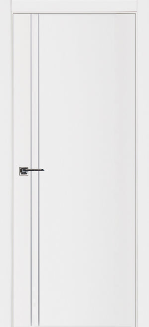 Nova Glam Pro 002 Soft White Laminated Modern Door Slab - Doors and Beyond