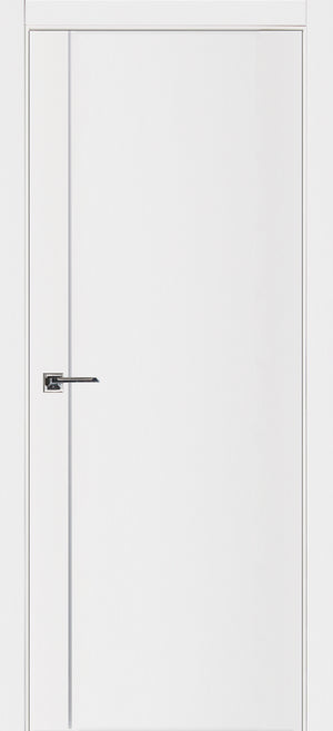 Nova Glam Pro 003 Soft White Laminated Modern Door Slab - Doors and Beyond