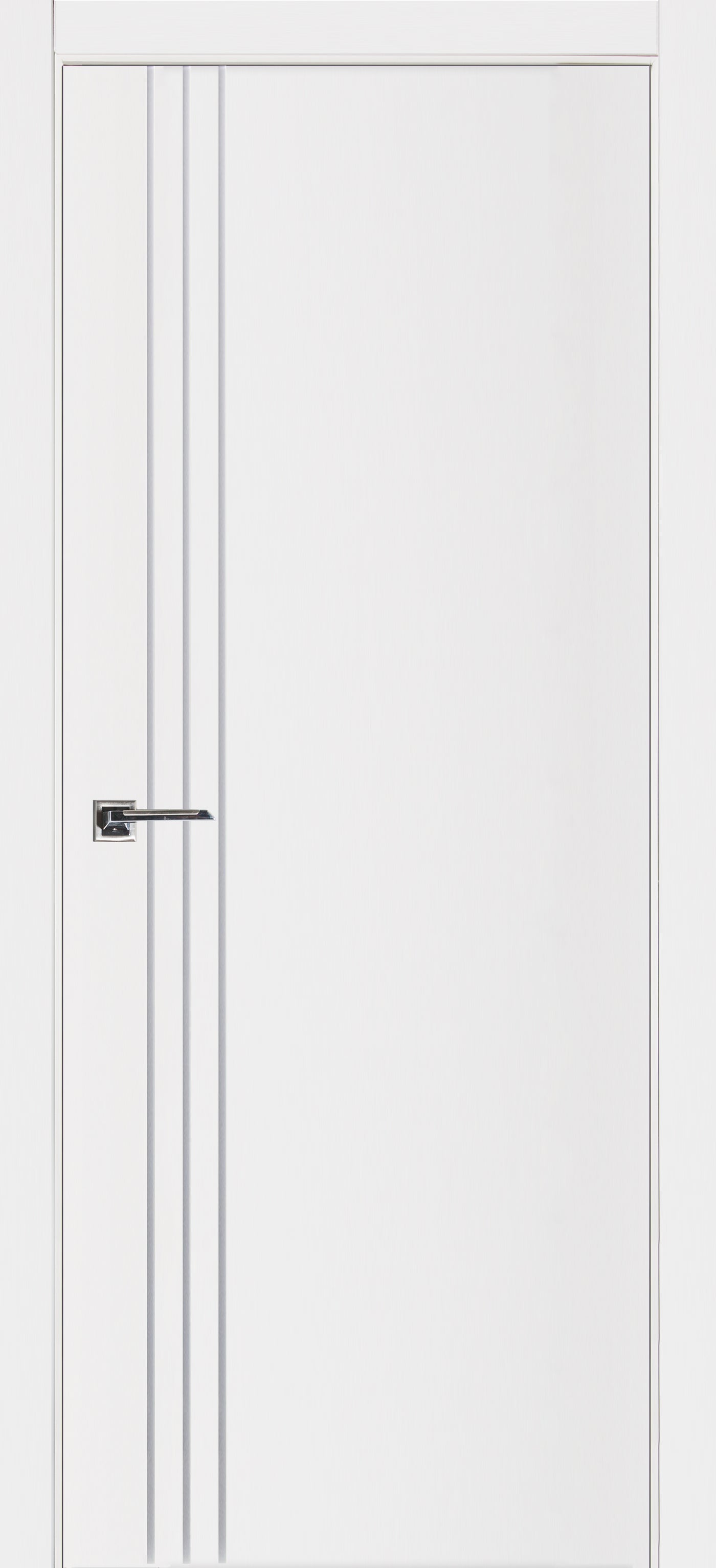 Nova Glam Pro 004 Soft White Laminated Modern Door Slab - Doors and Beyond