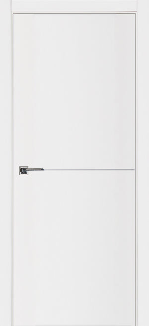 Nova Glam Pro 007 Soft White Laminated Modern Door Slab - Doors and Beyond