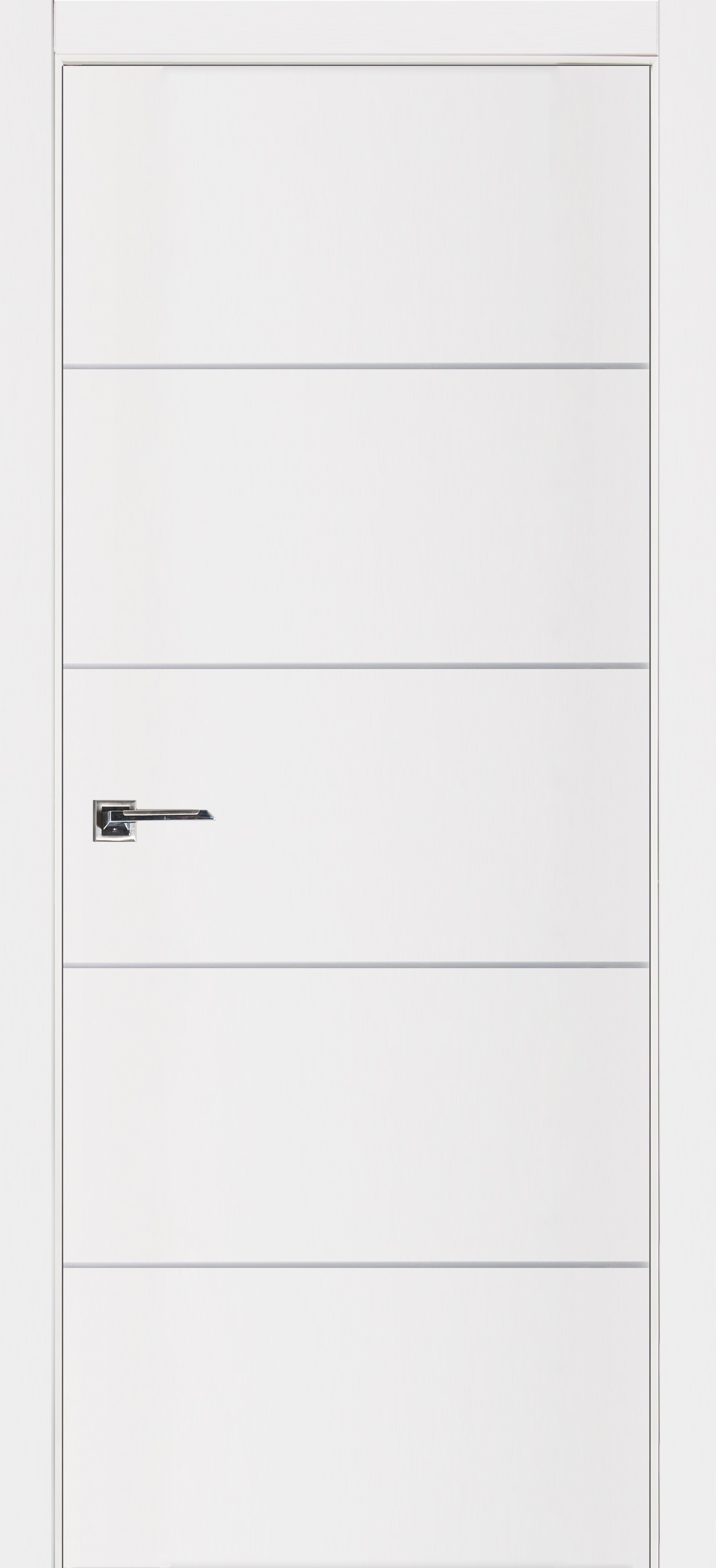 Nova Glam Pro 010 Soft White Laminated Modern Door Slab