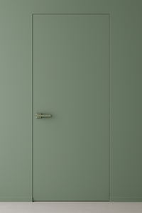 Primed Solid Frameless Door Example For Painting Green - Doors and Beyond
