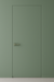 Primed Solid Frameless Door Example For Painting Green - Doors and Beyond