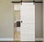 Nova 2HC Braga Crema Matrix Laminated Modern Barn Door - Doors and Beyond
