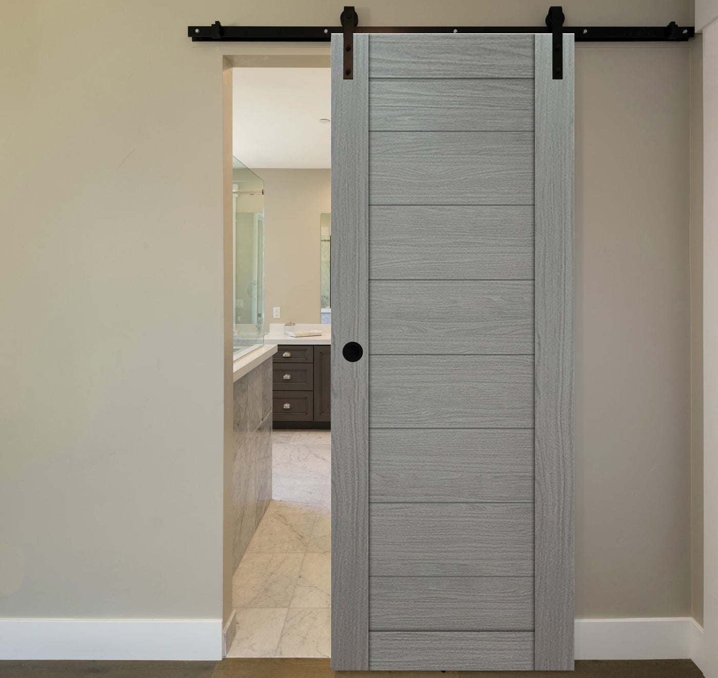 Nova Domino 02 Wenge Modern Laminated Modern Barn Door