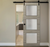 Nova 3-Lite Braga Palissandro Matrix Laminated Modern Barn Door - Doors and Beyond