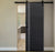 Nova 2V Braga Blu Matrix Laminated Modern Barn Door - Doors and Beyond