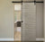 Nova 2V Braga Palissandro Matrix Laminated Modern Barn Door - Doors and Beyond