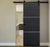 Nova 2H Braga Blu Matrix Laminated Modern Barn Door - Doors and Beyond