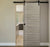 Nova 1V Braga Palissandro Matrix Laminated Modern Barn Door - Doors and Beyond