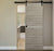 Nova 1H Braga Palissandro Matrix Laminated Modern Barn Door - Doors and Beyond