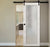 Nova 1-Lite Braga Crema Matrix Laminated Modern Barn Door - Doors and Beyond
