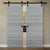 Nova 2H Braga Olmo Matrix Laminated Modern Double Barn Door - Doors and Beyond
