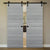 Nova 2HC Braga Olmo Matrix Laminated Modern Double Barn Door - Doors and Beyond