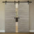 Nova 2HC Braga Palissandro Matrix Laminated Modern Double Barn Door - Doors and Beyond