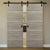 Nova 4H Braga Palissandro Matrix Laminated Modern Double Barn Door - Doors and Beyond