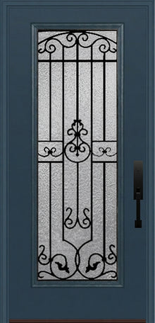 ProVia Legacy Single Entry Door 460 Style Barcelona Decorative Glass With Gluechip Privacy Glass - Doors and Beyond