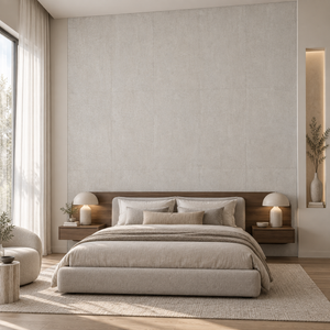 VOX Wall SPC Mineral light grey embossed matt 21 5/8" x 43 5/16" - Doors and Beyond