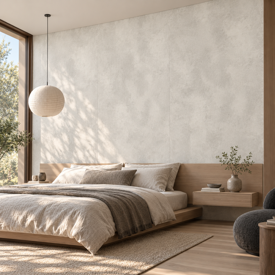 VILO Wall SPC Concrete mote embossed matt 47 1/4" x 104 5/16" - Doors and Beyond