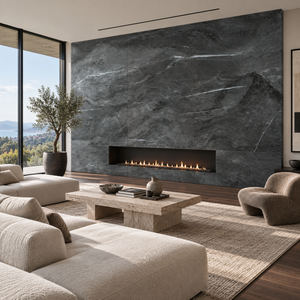 VILO Wall SPC Dark stone 11 13/16" x 23 5/8" - Doors and Beyond