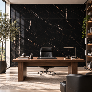 VILO Wall SPC Calacatta black 11 3/16" x 23 5/8" - Doors and Beyond