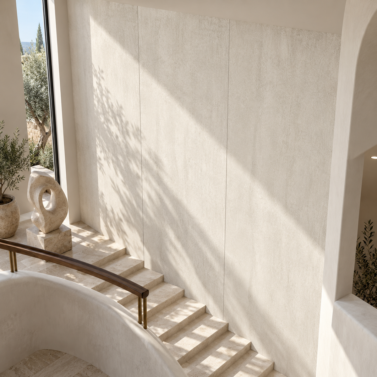VOX Wall SPCP Mineral sand embossed matt 43 5/16" x 110 1/4" - Doors and Beyond