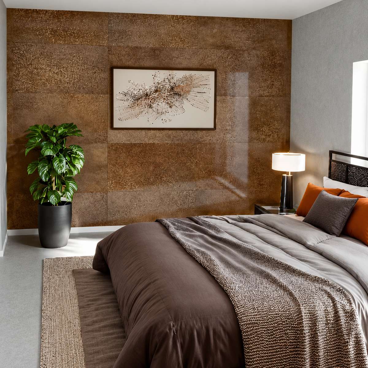 VILO Wall SPC Rusty matt 11 13/16" x 23 5/8" - Doors and Beyond