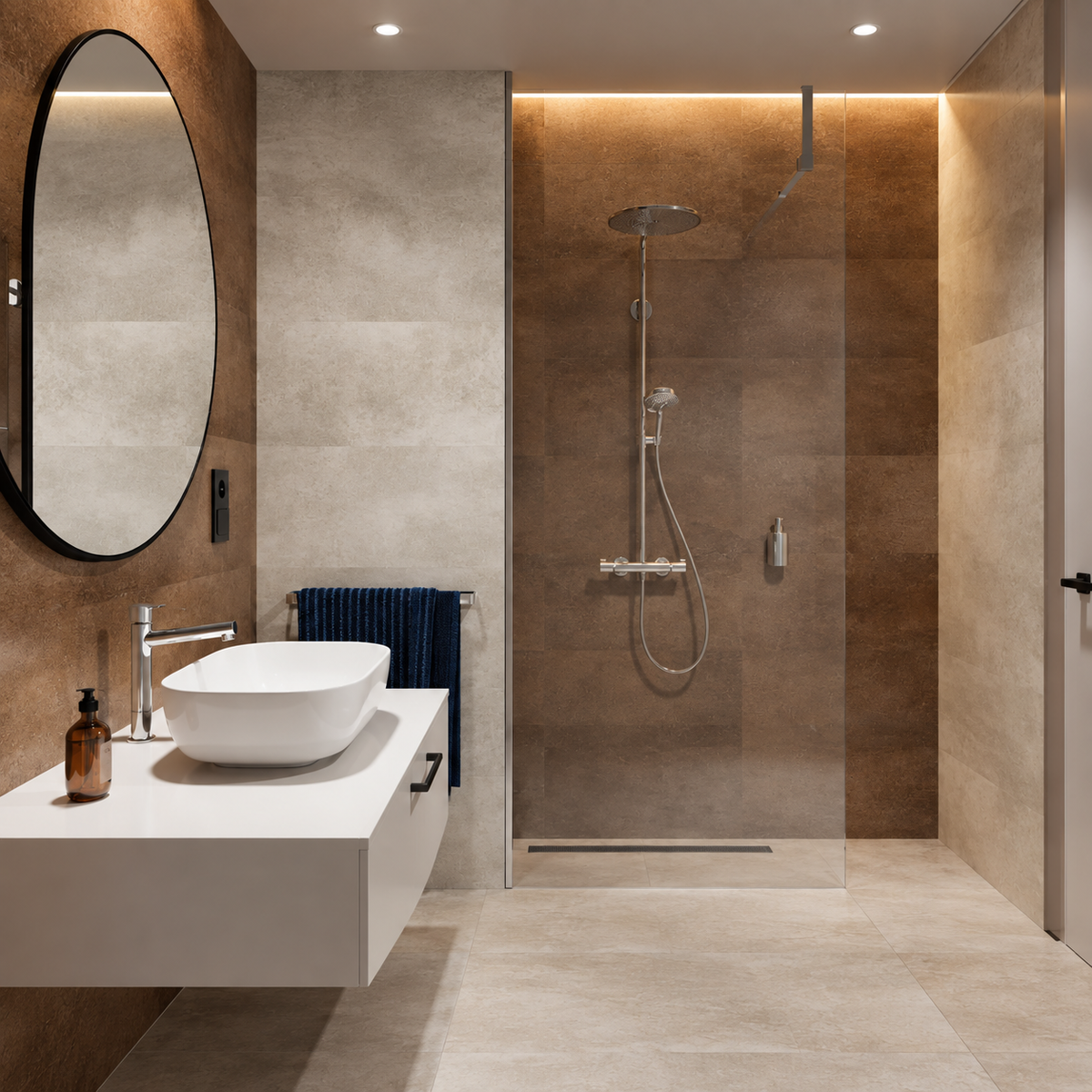 VILO Wall SPC Rusty matt 11 13/16" x 23 5/8" - Doors and Beyond