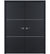 Nova Glam Pro 006 Soft Black Laminated Modern Double Pre-Hung Door